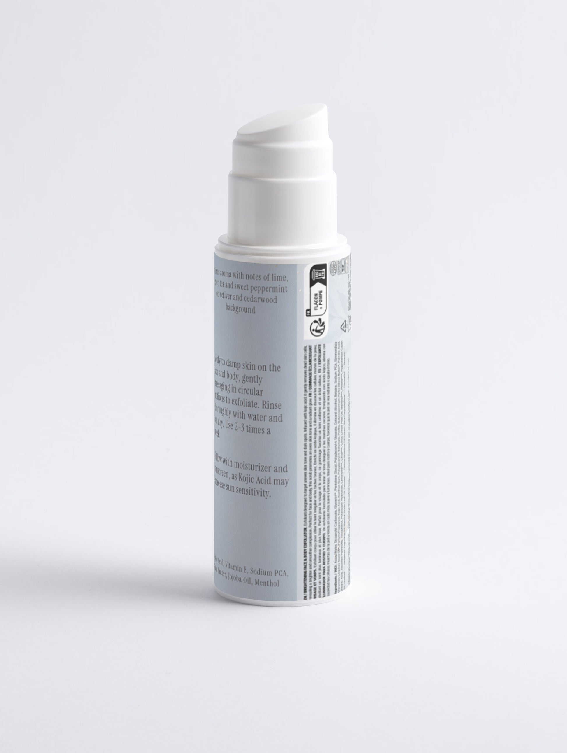 Brightening Face & Body Exfoliator with Kojic Acid