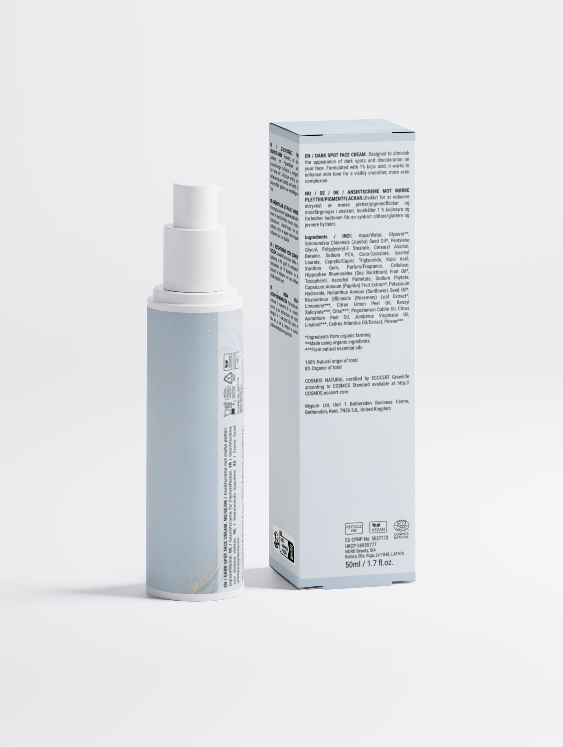 Dark Spot Face Cream with Kojic Acid