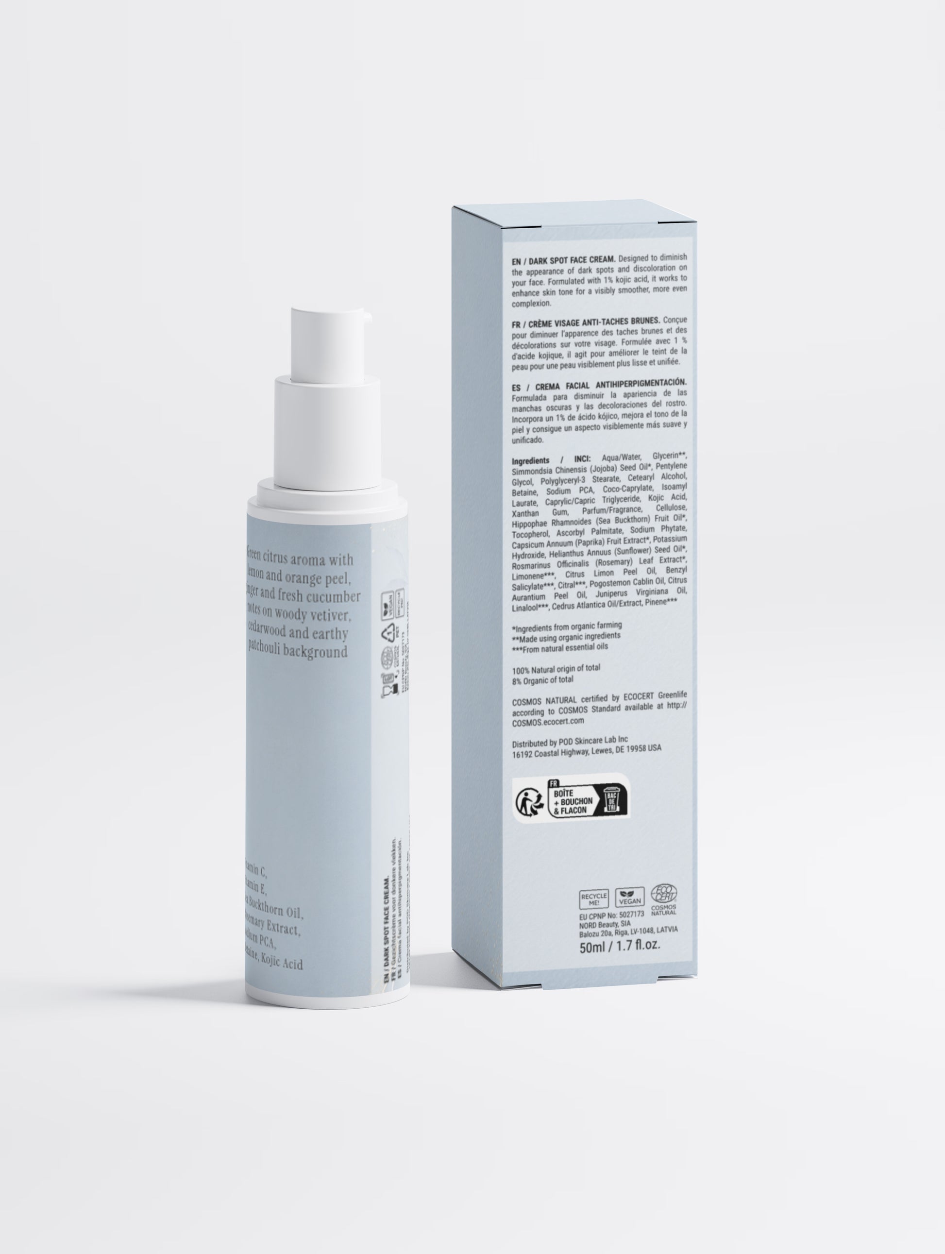 Dark Spot Face Cream with Kojic Acid