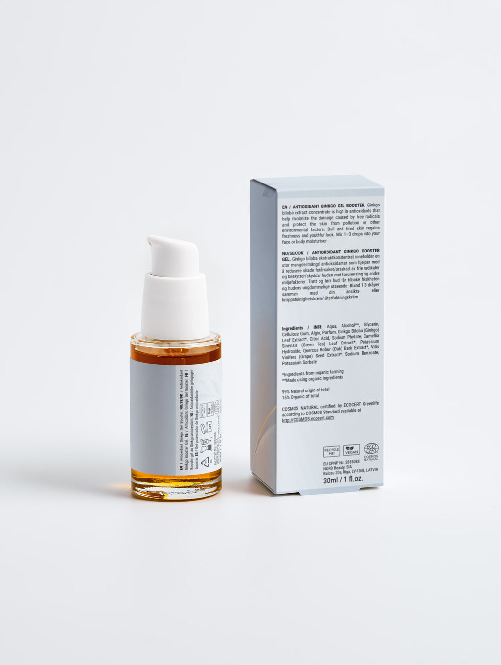 Antioxidant Ginkgo Gel Booster