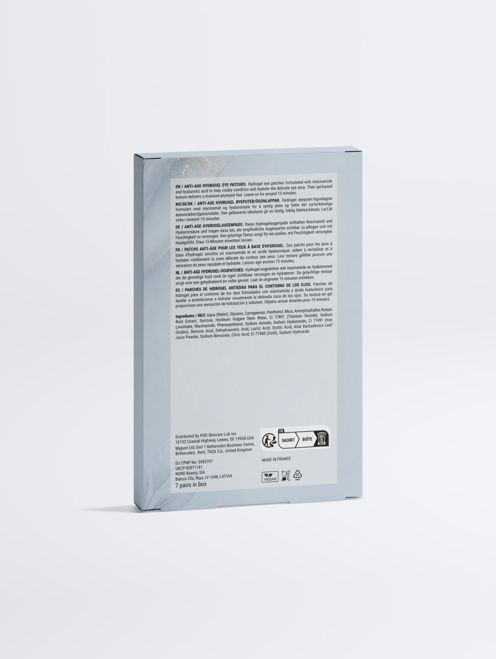 Anti-Age Hydrogel Eye Patches