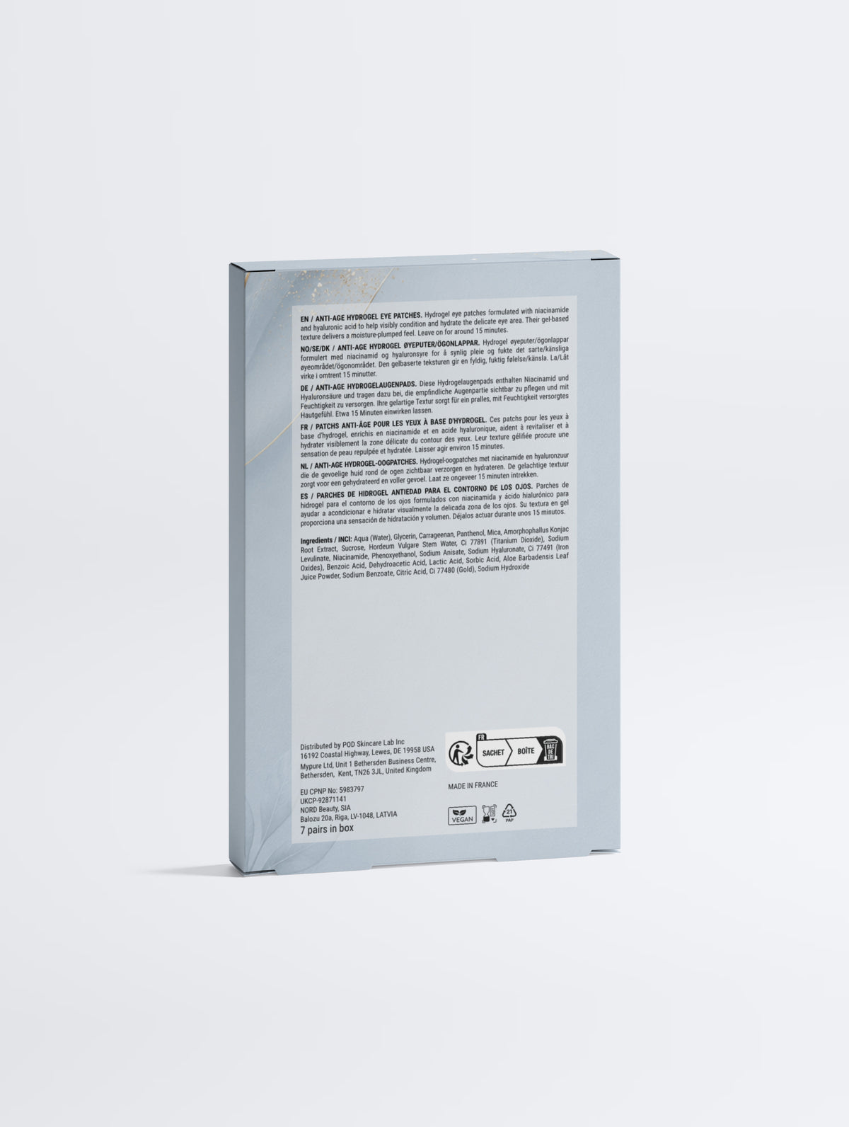 Anti-Age Hydrogel Eye Patches