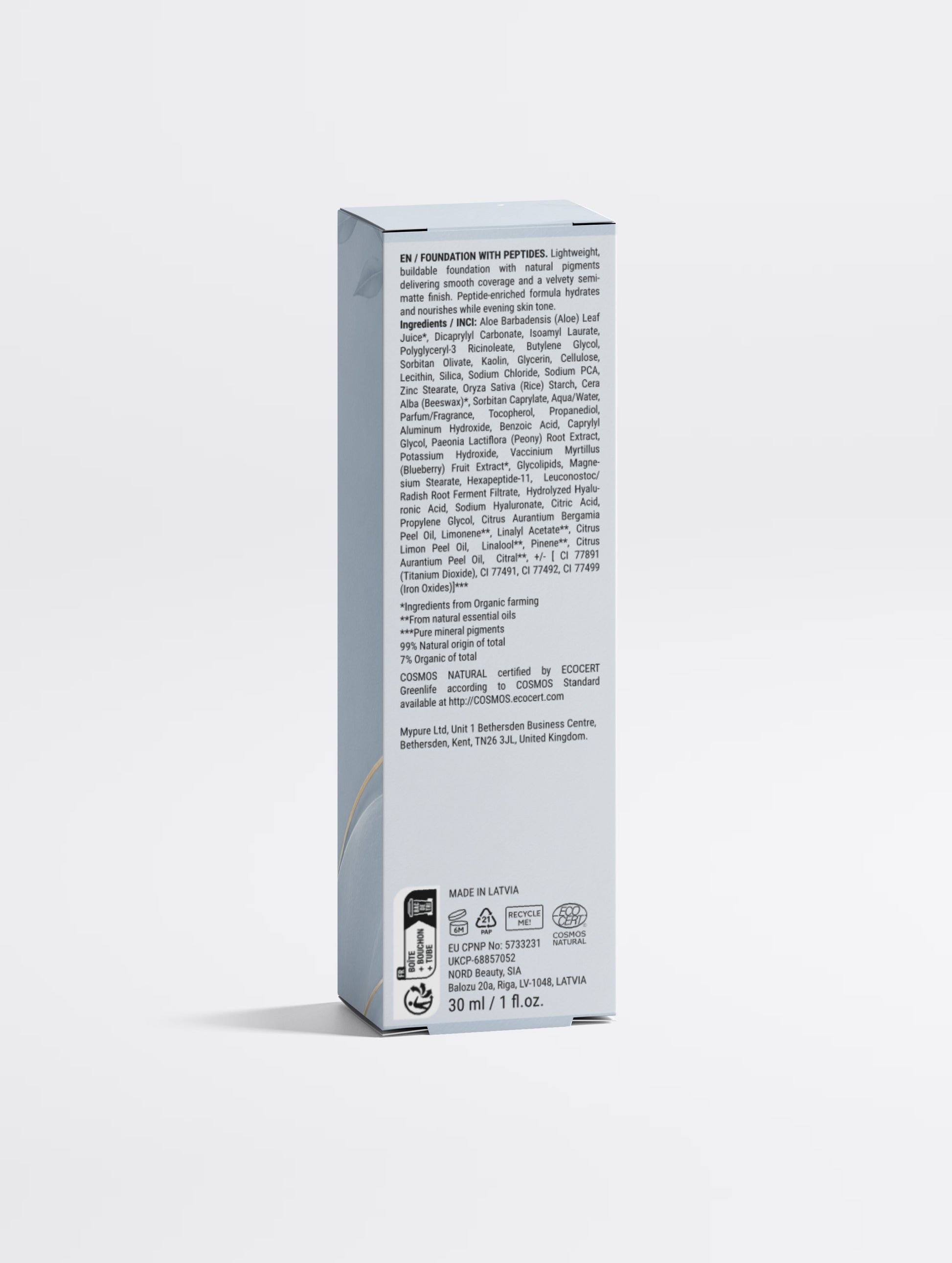 Foundation with Peptides, 20 Medium Neutral