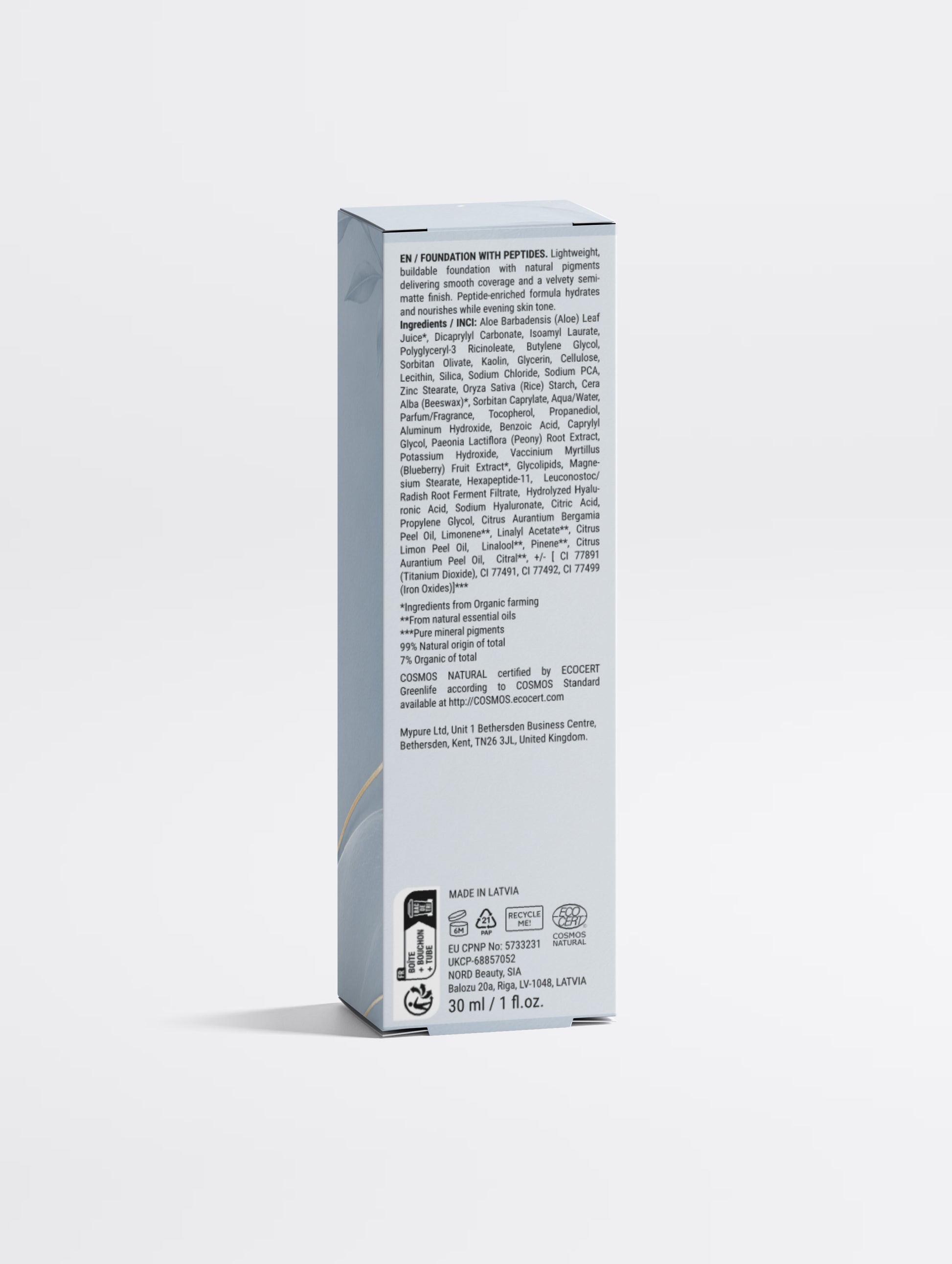Foundation with Peptides,  25 Medium Warm