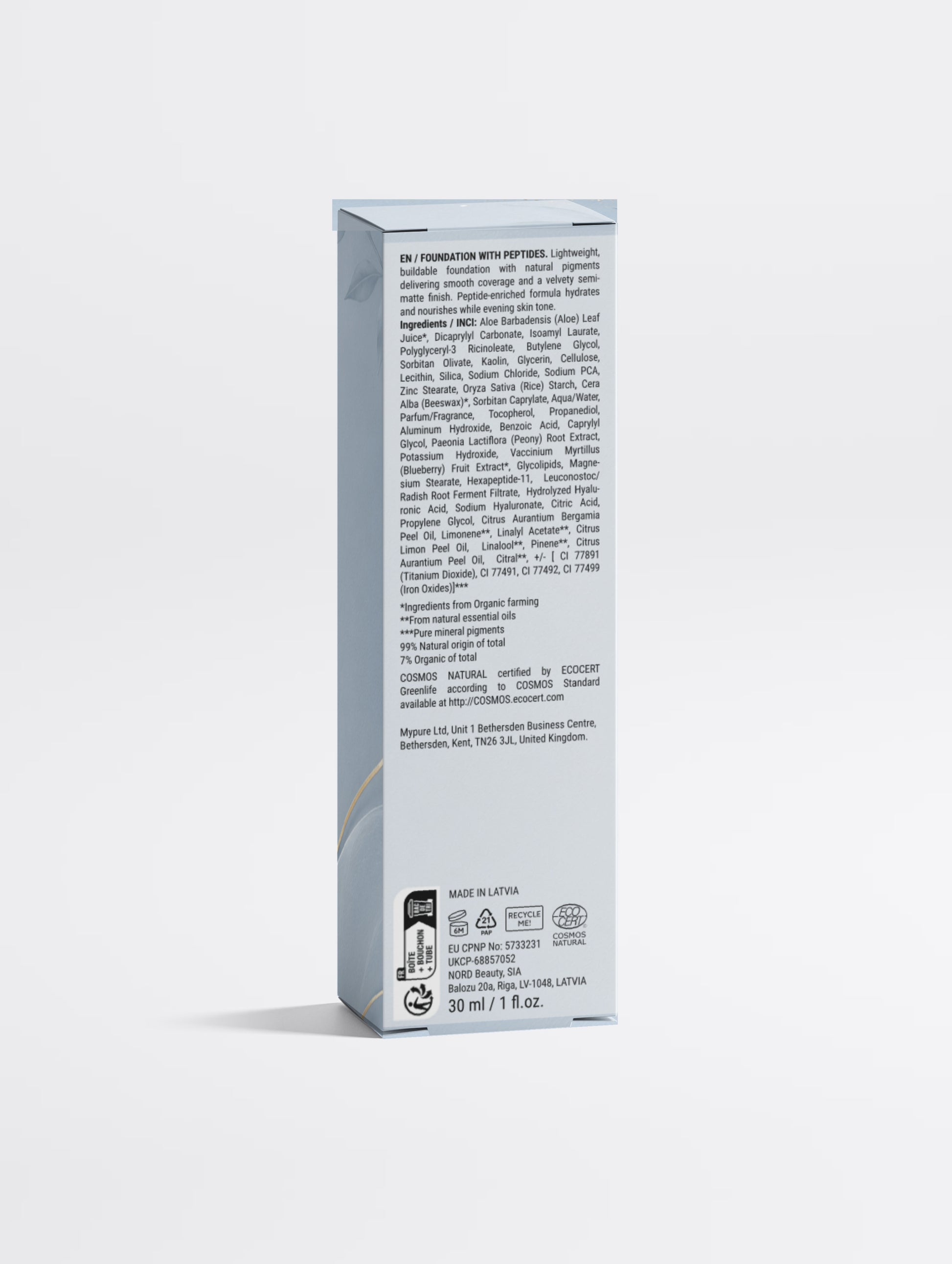 Foundation with Peptides, 30 Tan Neutral