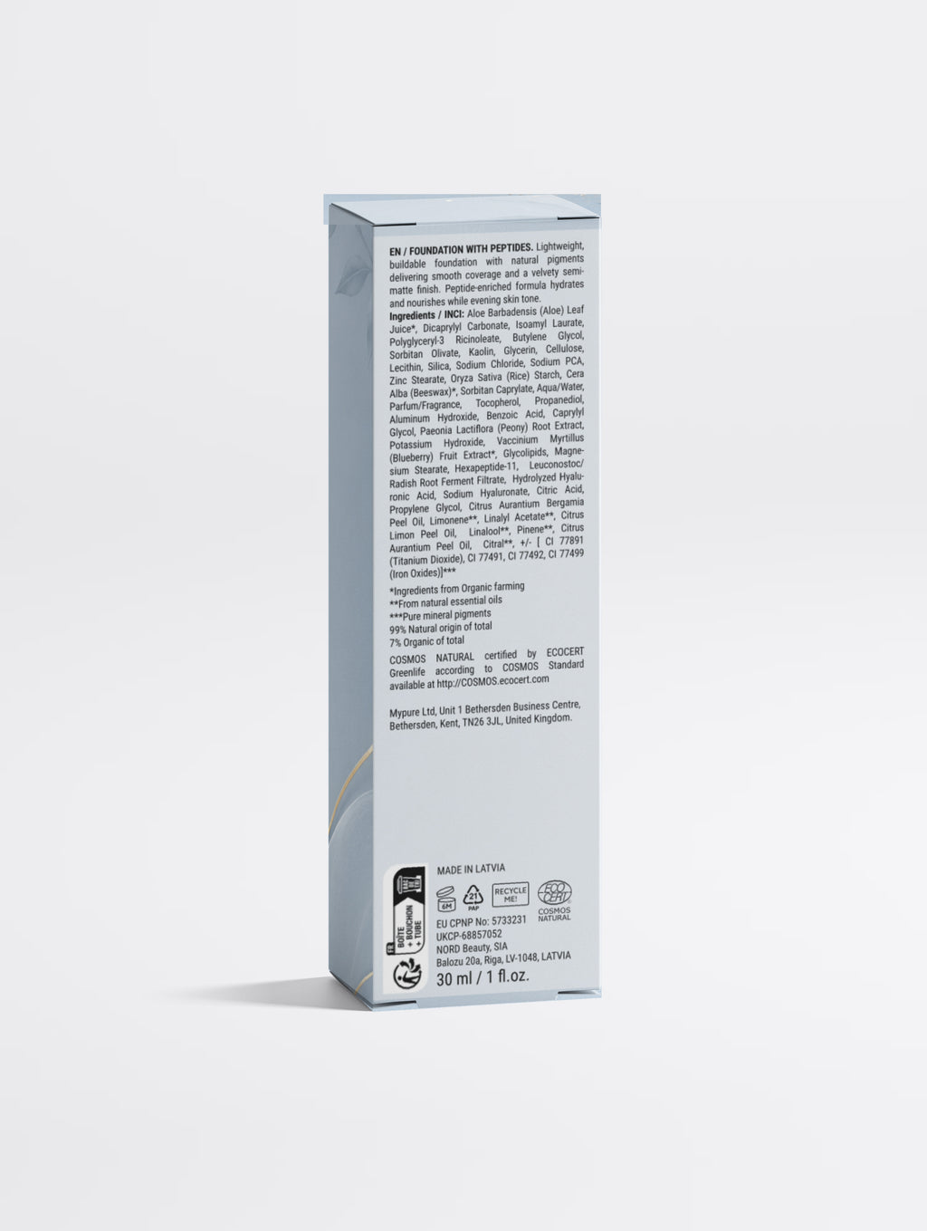 Foundation with Peptides, 50 Deep Cool