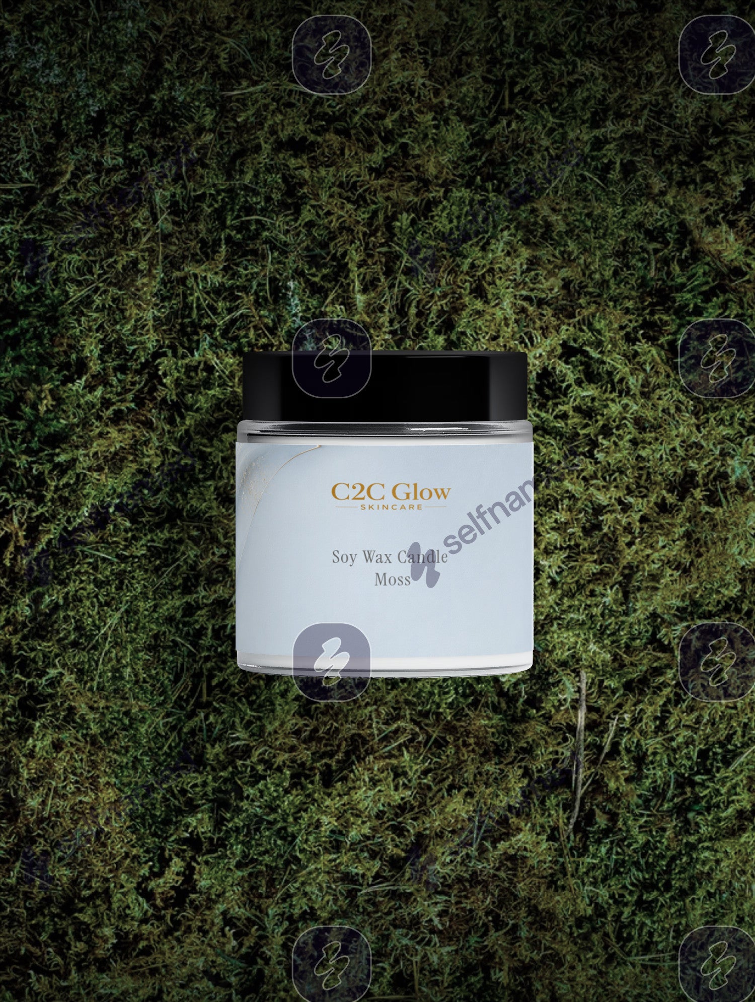 Soy Wax Candle, Moss