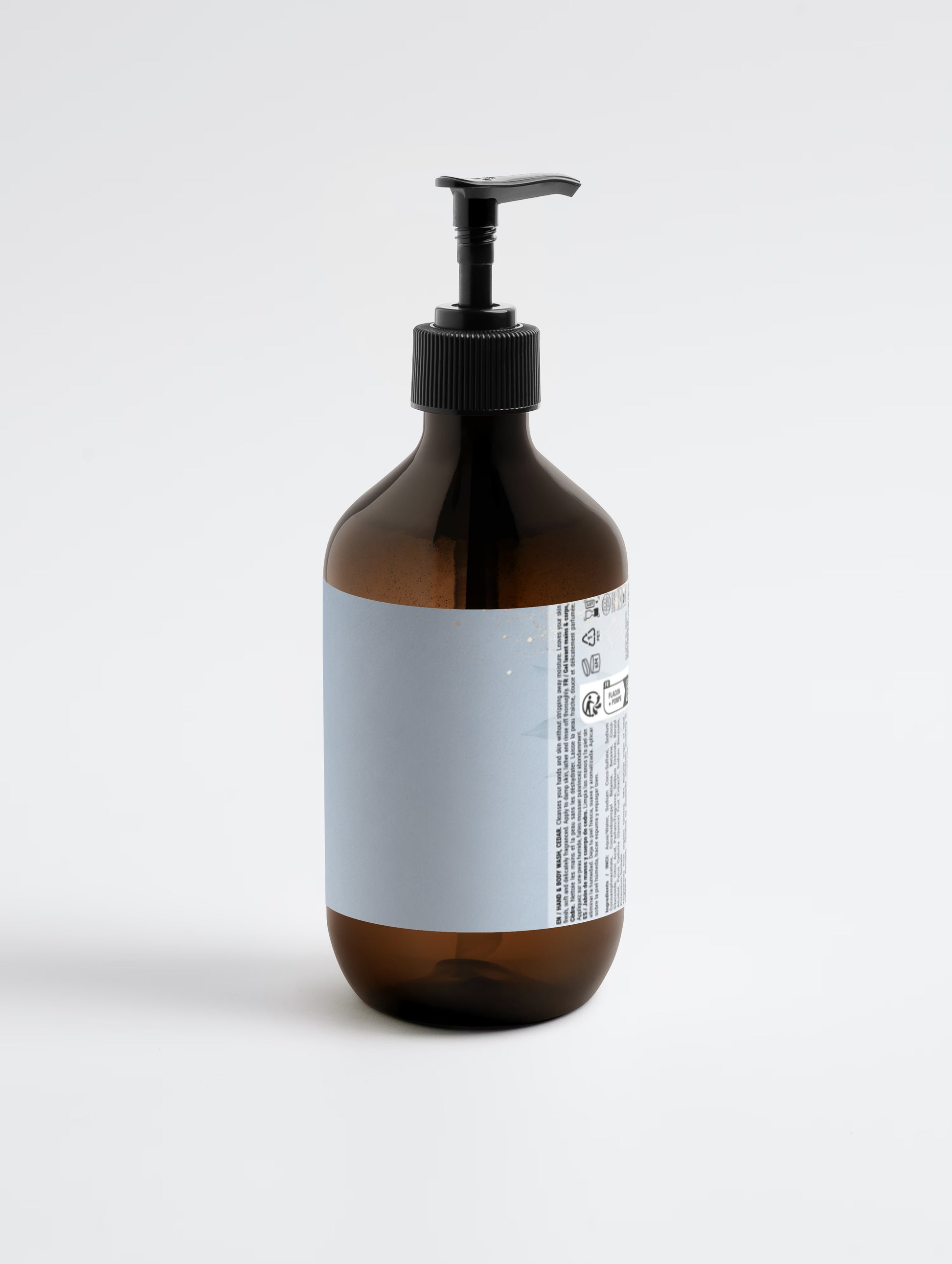 Hand & Body Wash, Peppermint & Dark Cedar